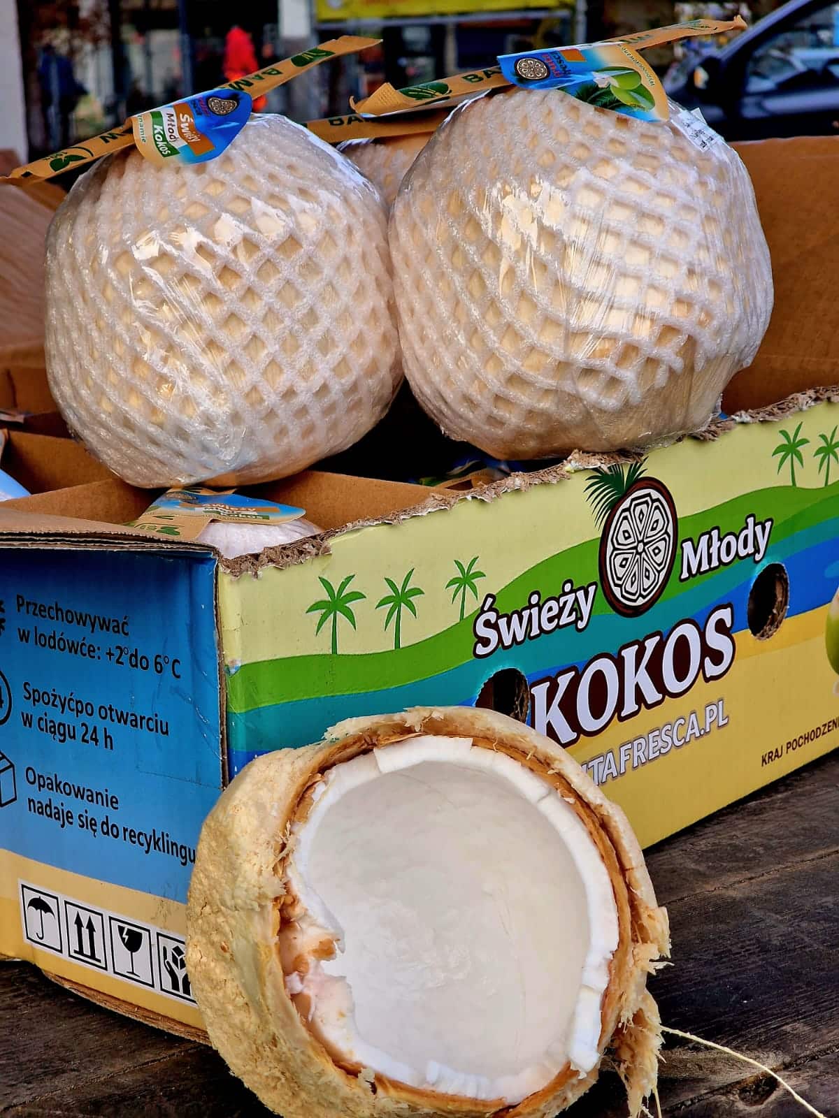 Świeży Młody Kokos - właściwości oraz wartości odżywcze