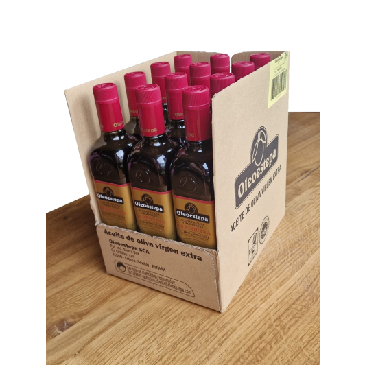 Oliwa z oliwek Arbequina OLEOESTEPA 0,75l (karton 12szt)