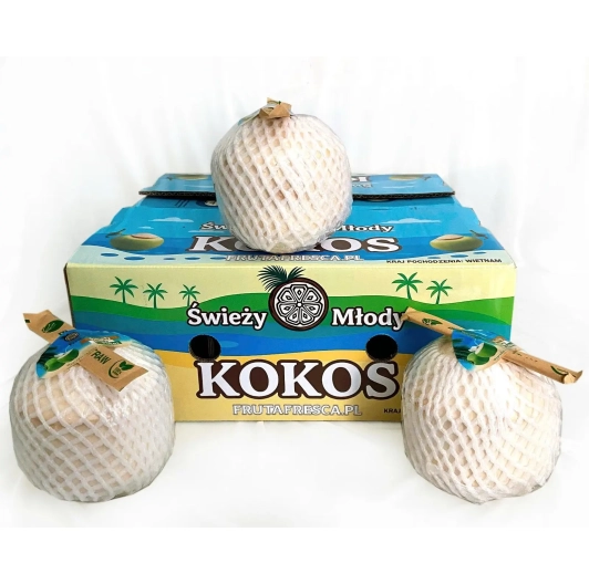 Świeży Młody Kokos DIAMOND (9 SZTUK)