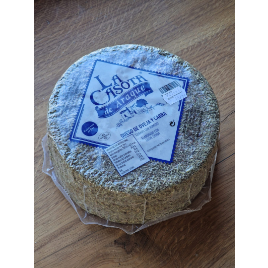 Ser kozi/owczy MANCHEGO 1-roczny Curado (dojrzały) Hiszpański 200g