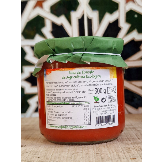 Sos pomidorowy ekologiczny BIO Monjardín 300 g